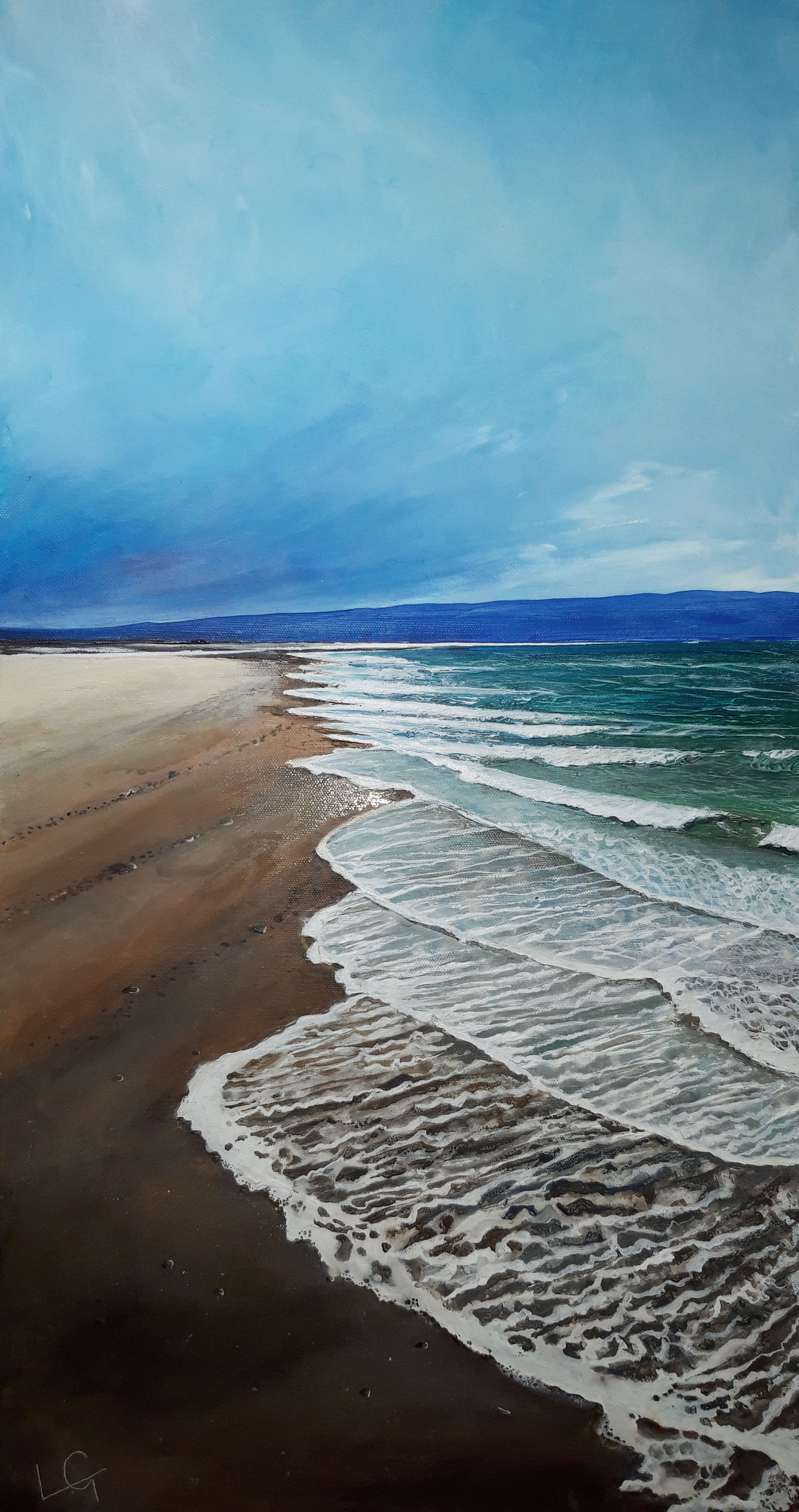 Wave Strewn Shore - Whiteness