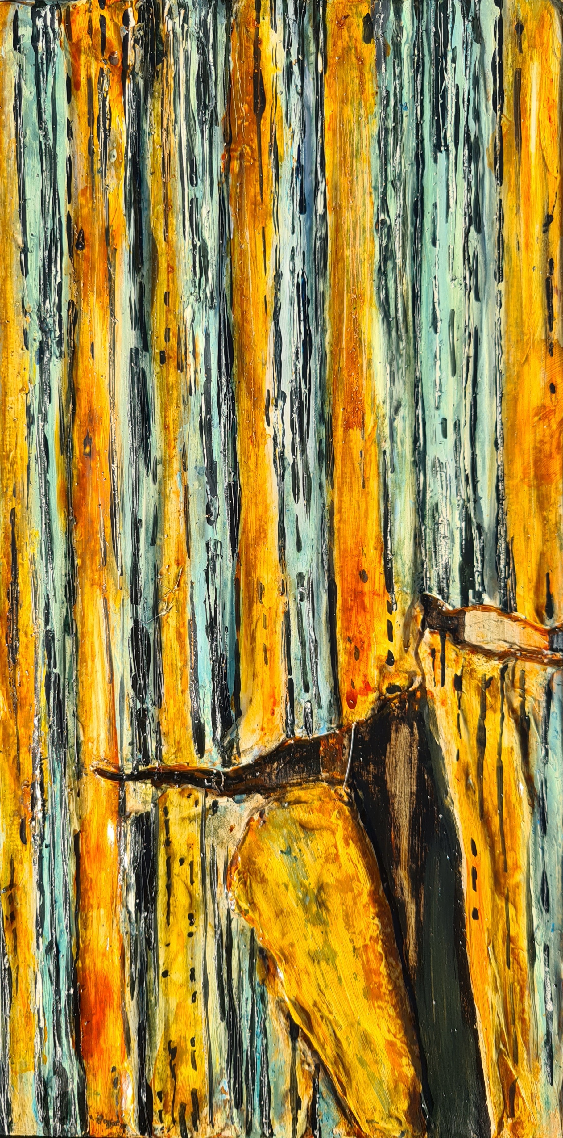 Torn Open - Corrugated Iron