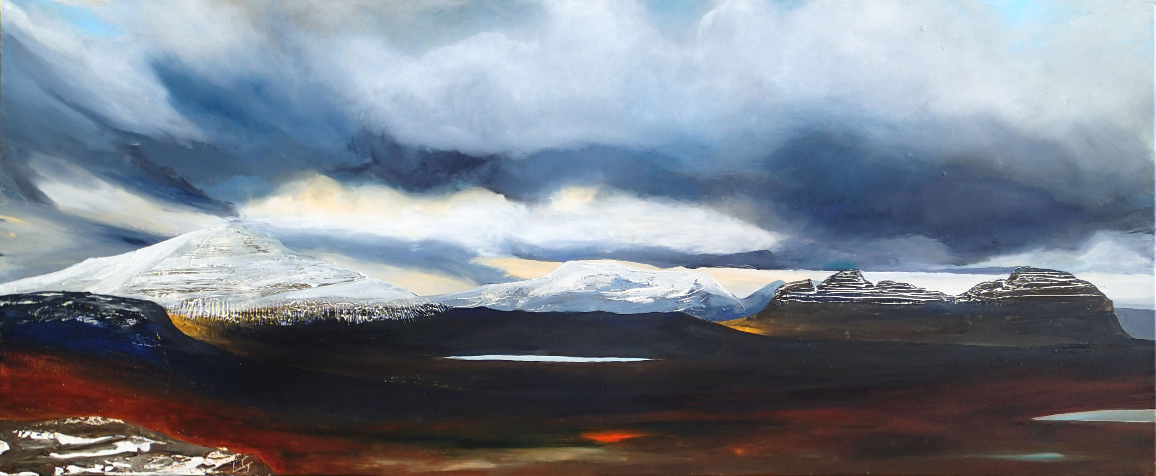 Stormy Assynt Hills from Quinag