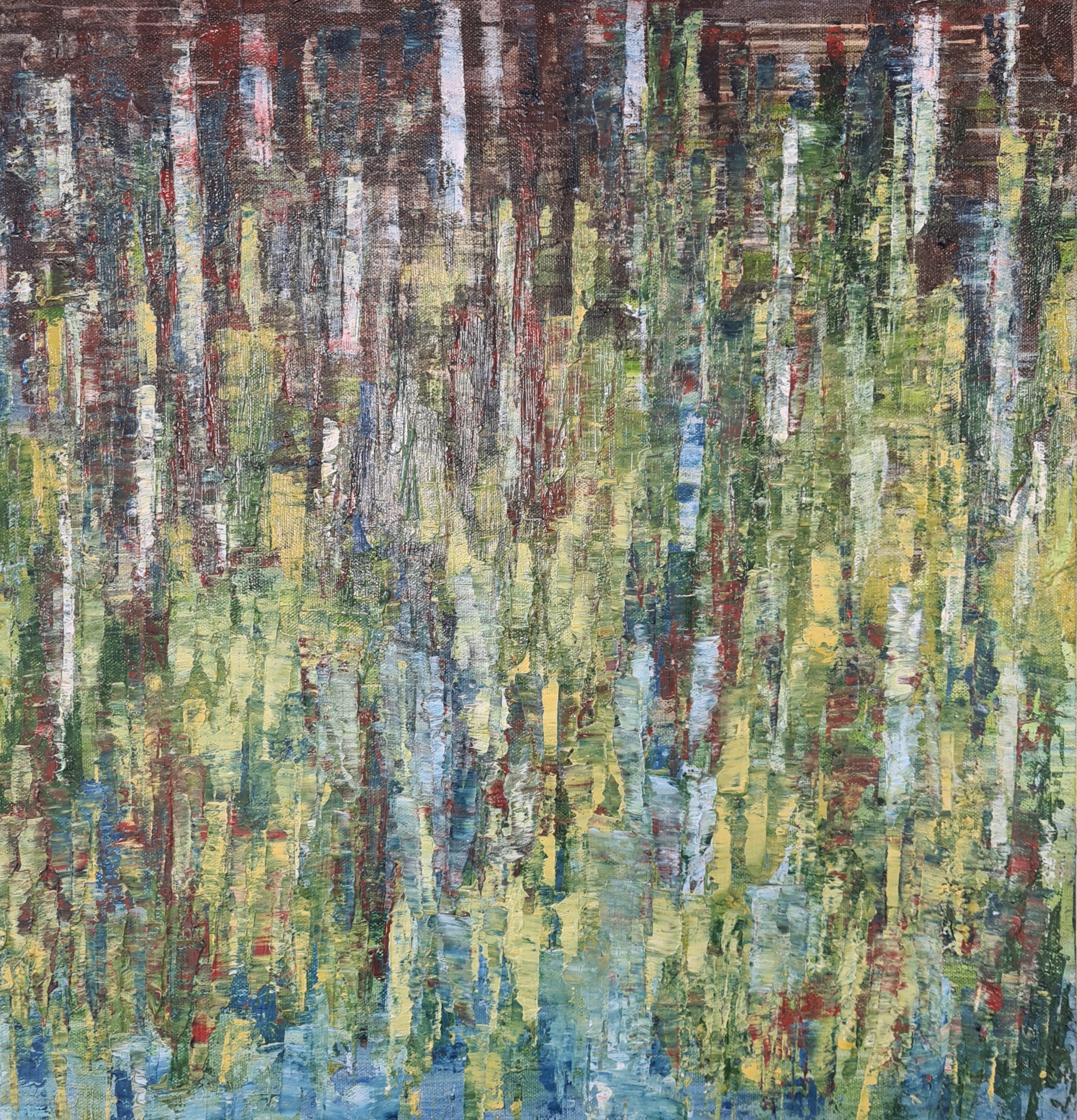 Autumn Larch Reflected