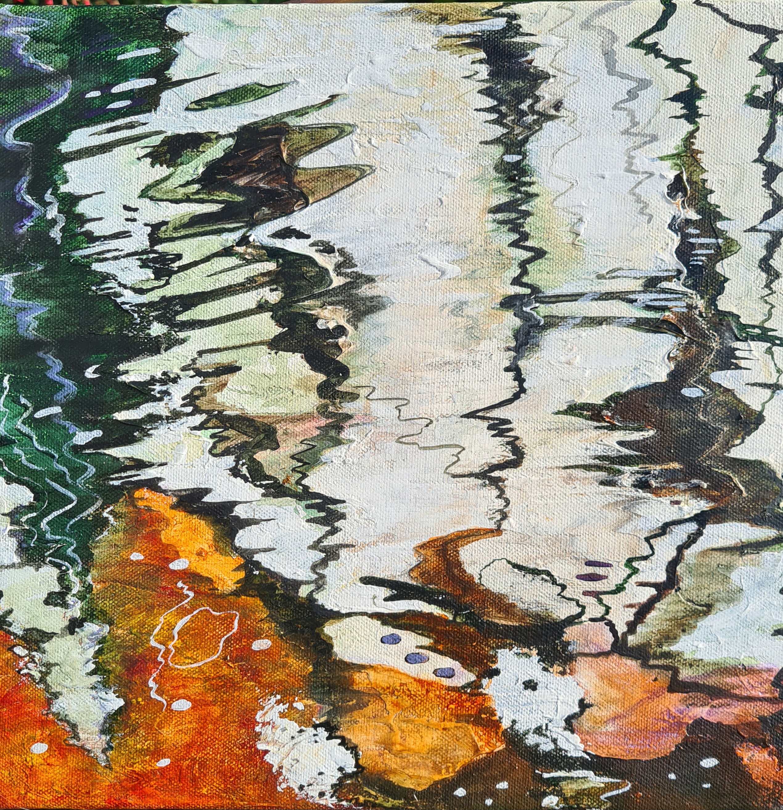 Crags Reflected - River Findhorn