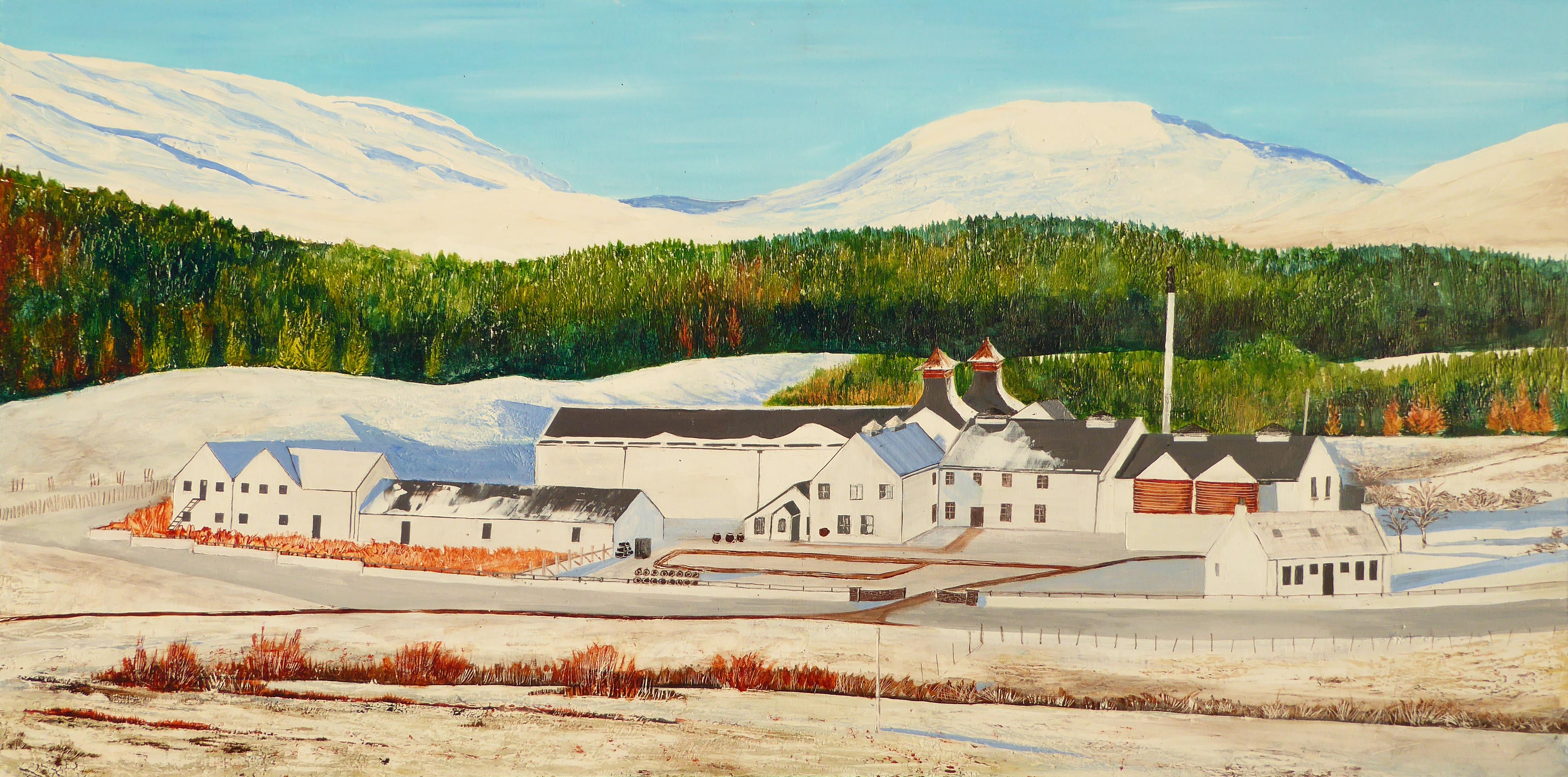 Dalwhinnie Distillery Winter