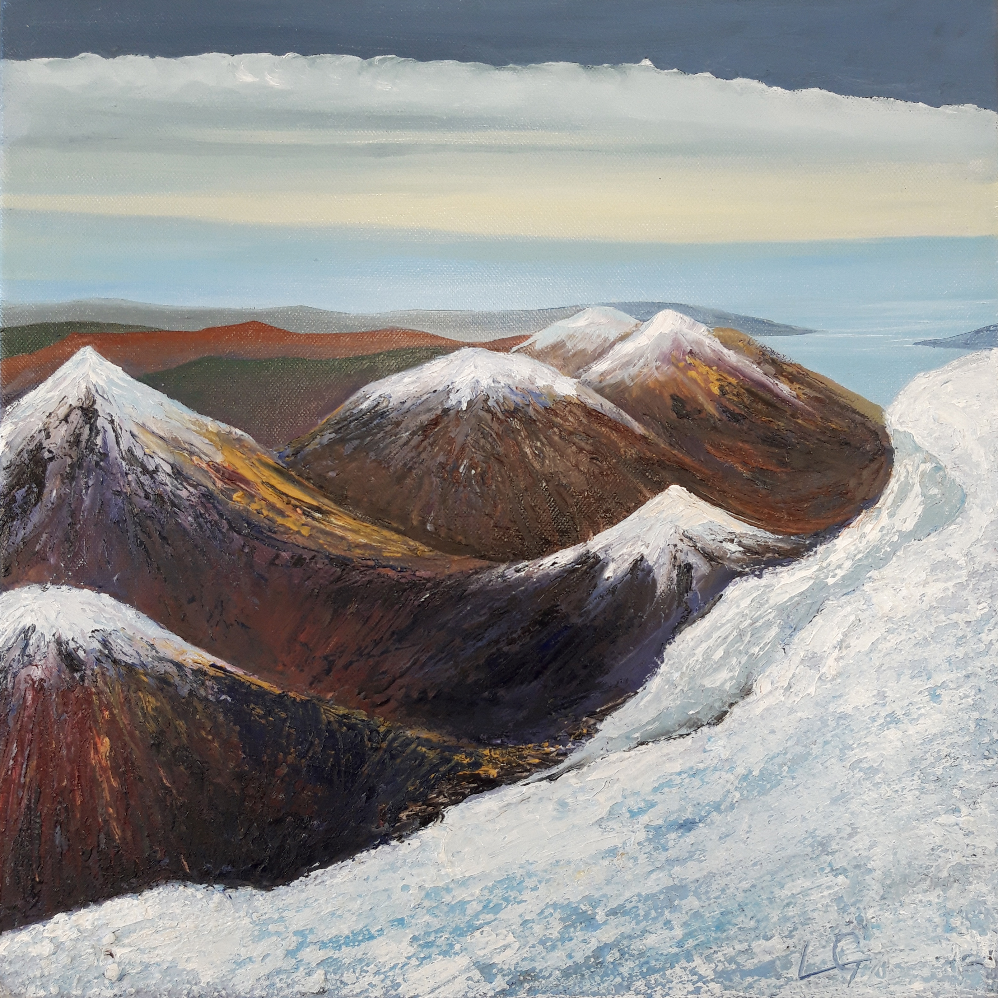 Red Cuillins from Blabheinn III