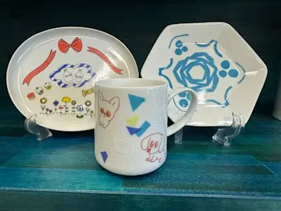 Nakaoyama Denshukan's Ceramic Decal Workshop＜Taxi included: departure and arrival at JR Takeo Station＞