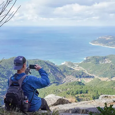 Trekking and cycling at Mt. Yasumandake in Hirado, where samurai first interacted with the West