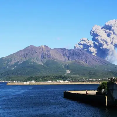 In the shadow of a volcano