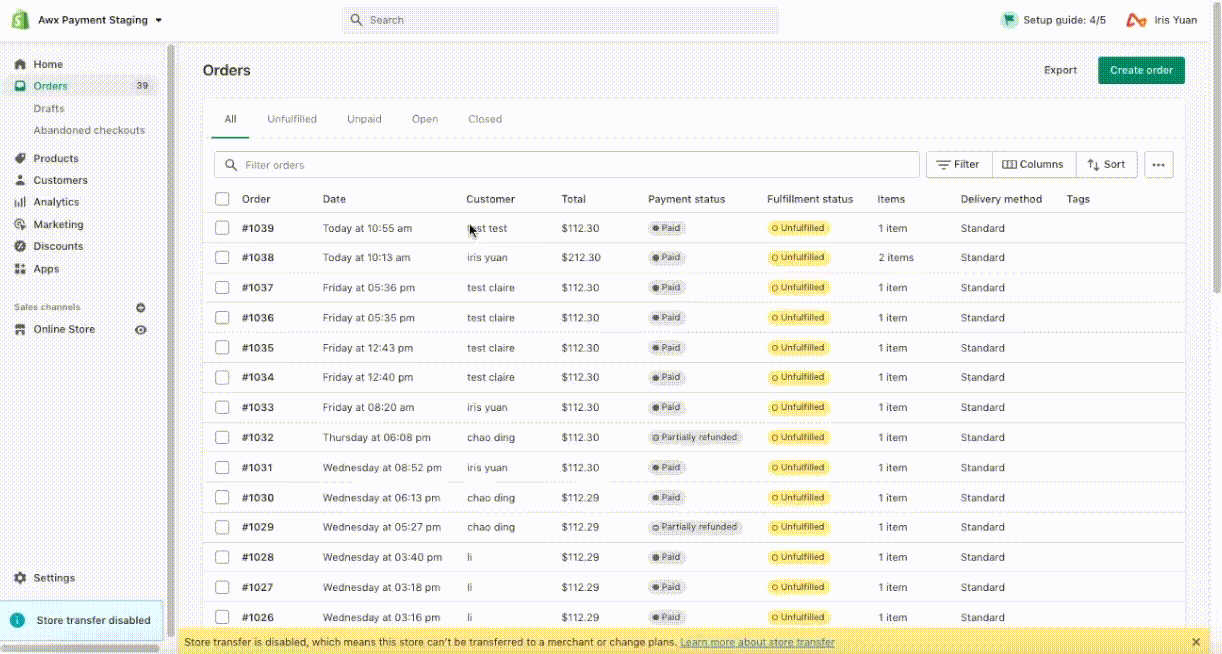 Shopify refund final