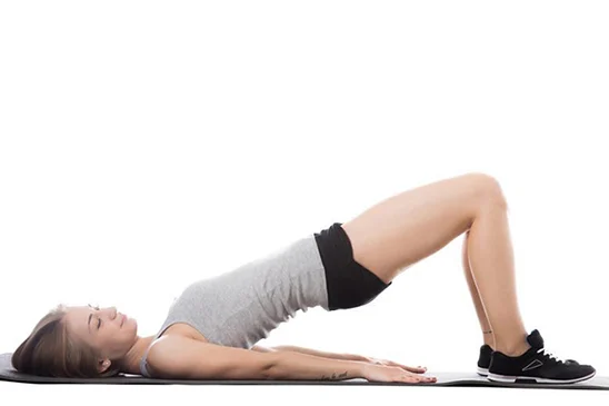 How to do bridges to strengthen pelvic floor muscles