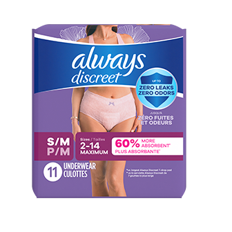 Culotte Always Discreet Protection maximale, P/M, 11