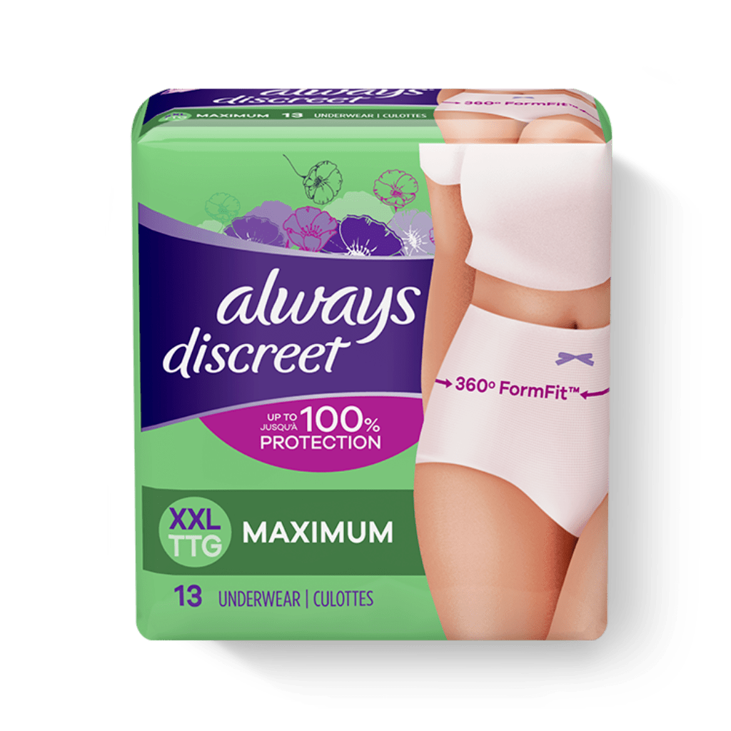 ALWAYS DISCREET Maximum Protection Underwear - XXL 13 ct