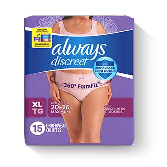 Culotte Always Discreet Protection maximale, TG, 15