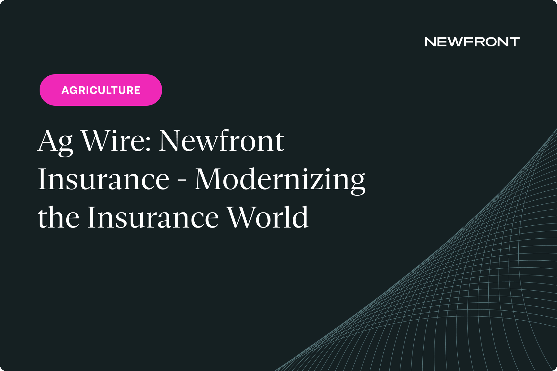 Newfront Insurance Modernizing the Insurance World