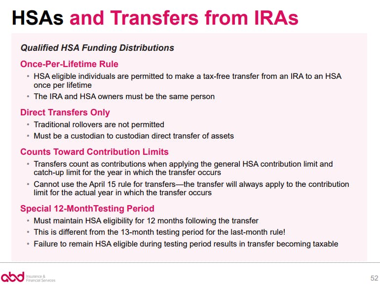 HSA Last-Month Rule