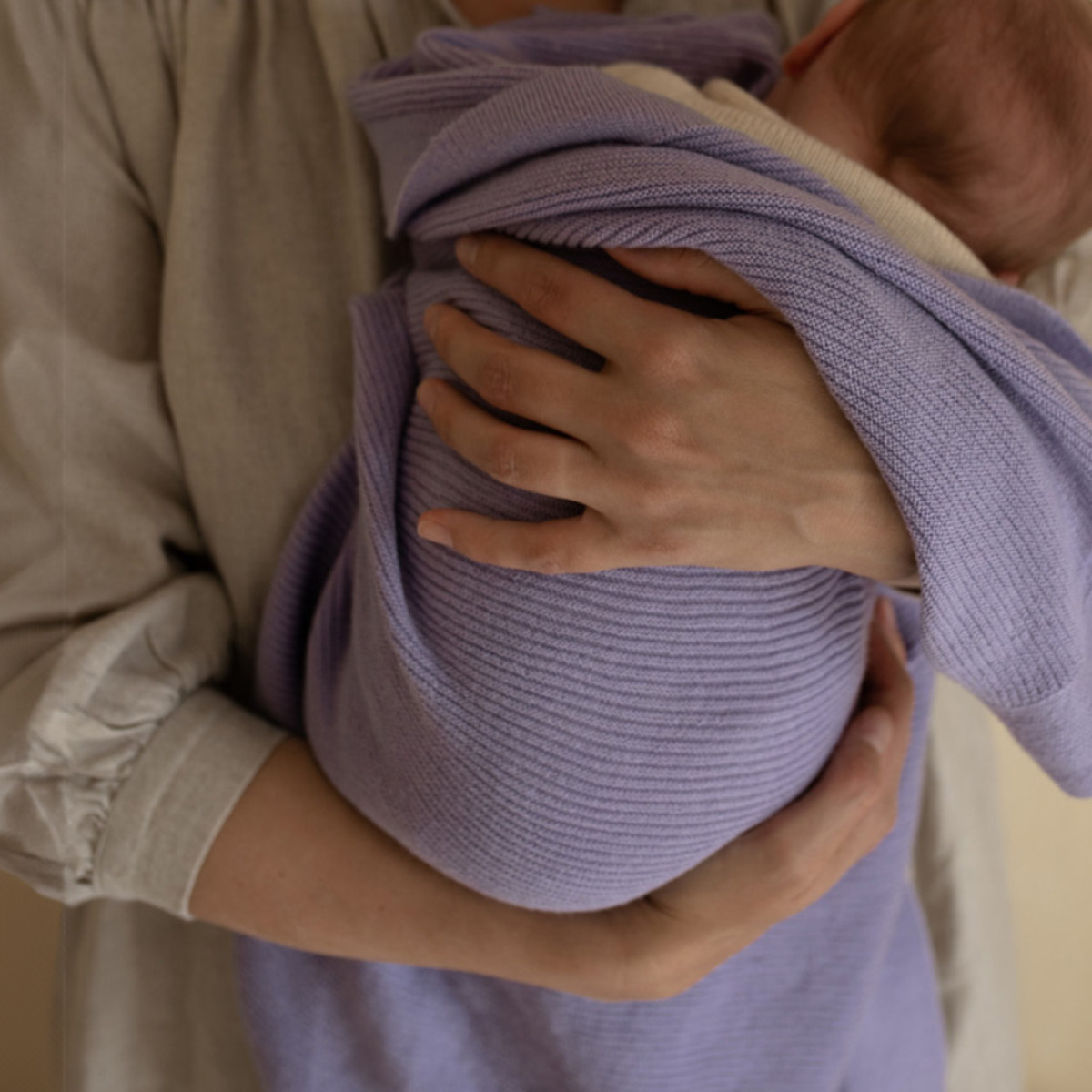 Kuscheldecke aus Merinowolle