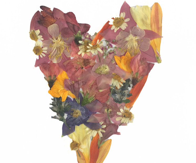 Blütenherz - ein liebevolles Blumengeschenk zum Geburtstag