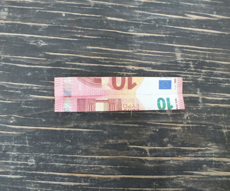Geldschein falten zum Kästchen Schritt für Schritt