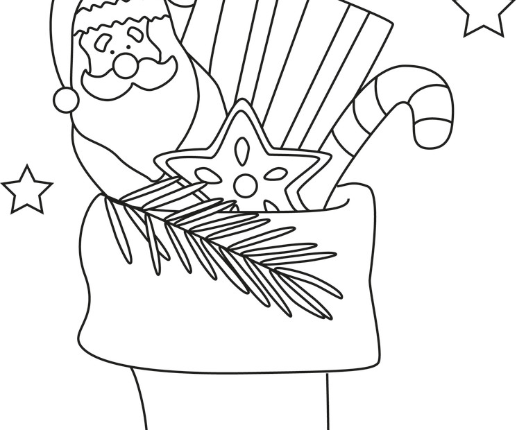 Ausmalbild Nikolaus