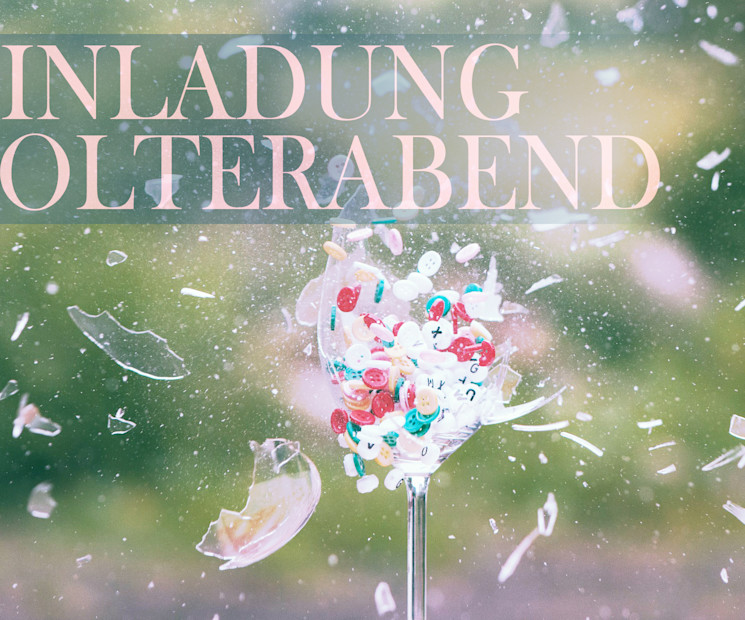 Einladung zum Polterabend, denn Scherben bringen Glück