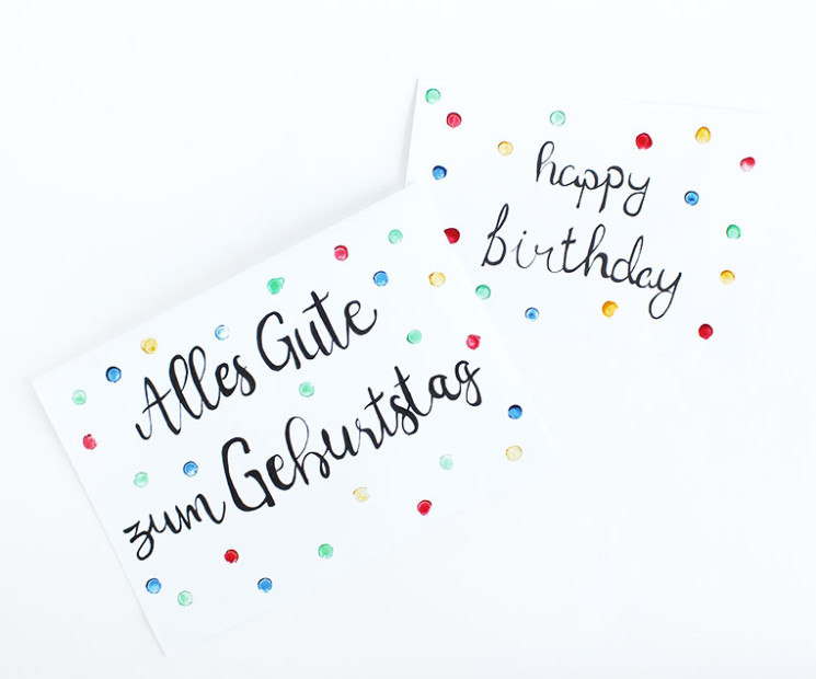 Geburtstagskarten selbst gemacht auf Geschenke.de