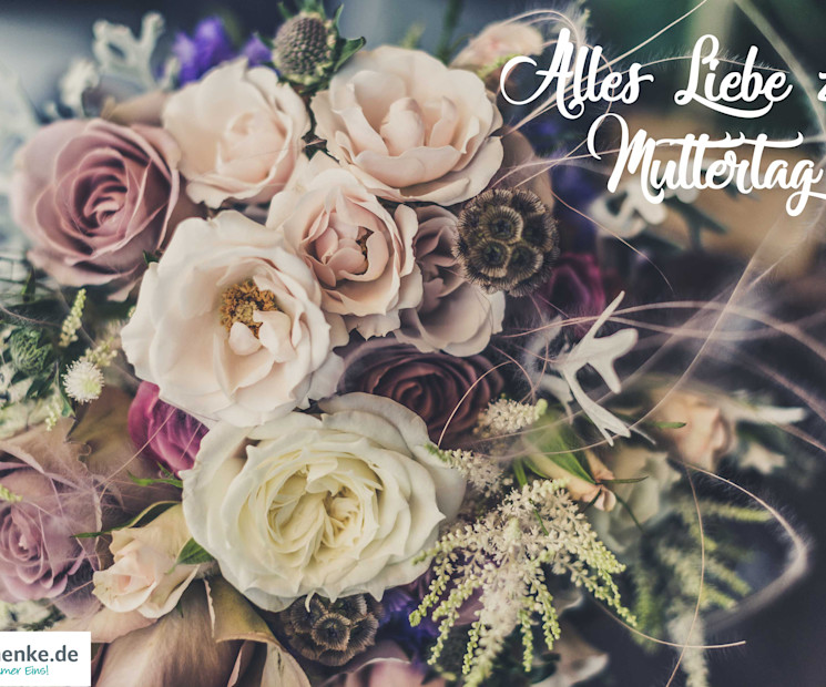 Mamas lieben wundervolle Blumensträuße - ein besonders schöner Gruß zum Muttertag!