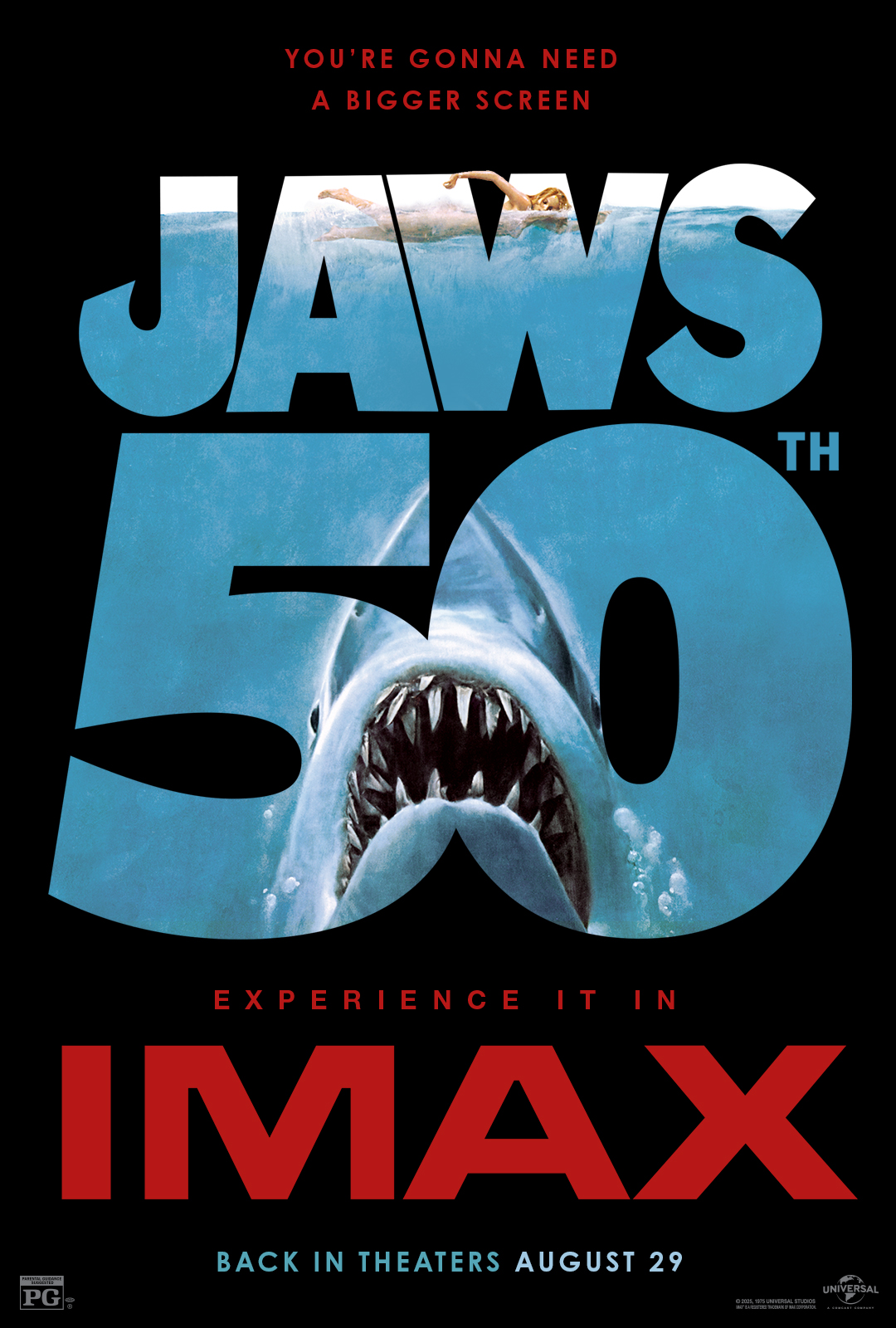 【映画館用両面ポスター】ジョーズ / Jaws IMAX ver. 映画館用両面ポスター】ジョーズ / Jaws IMAX ver.