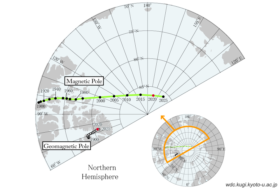 Shifting Magnetic North May Be Caught In 'tug Of War' Between Canada ...