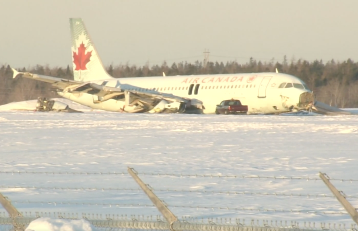 When an Air Canada flight missed the runway and caused a power outage