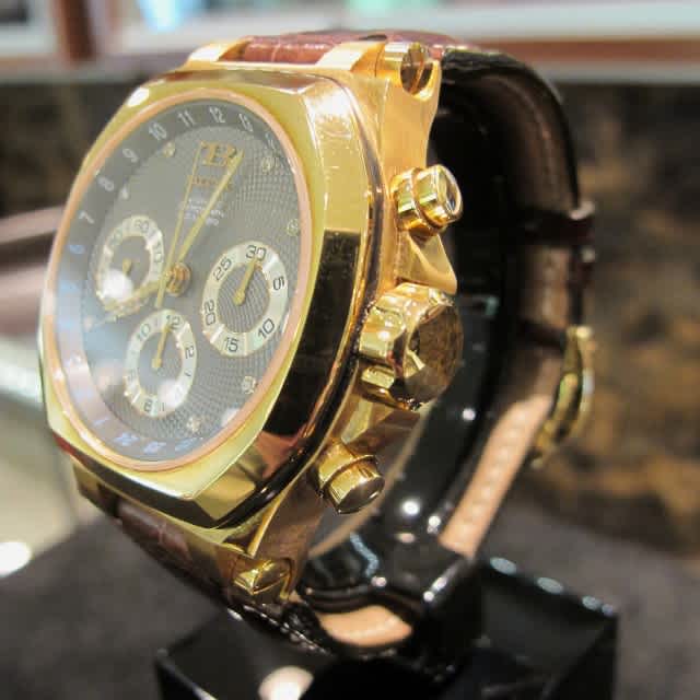 18k Rose Gold TB Buti Giotto Chrono