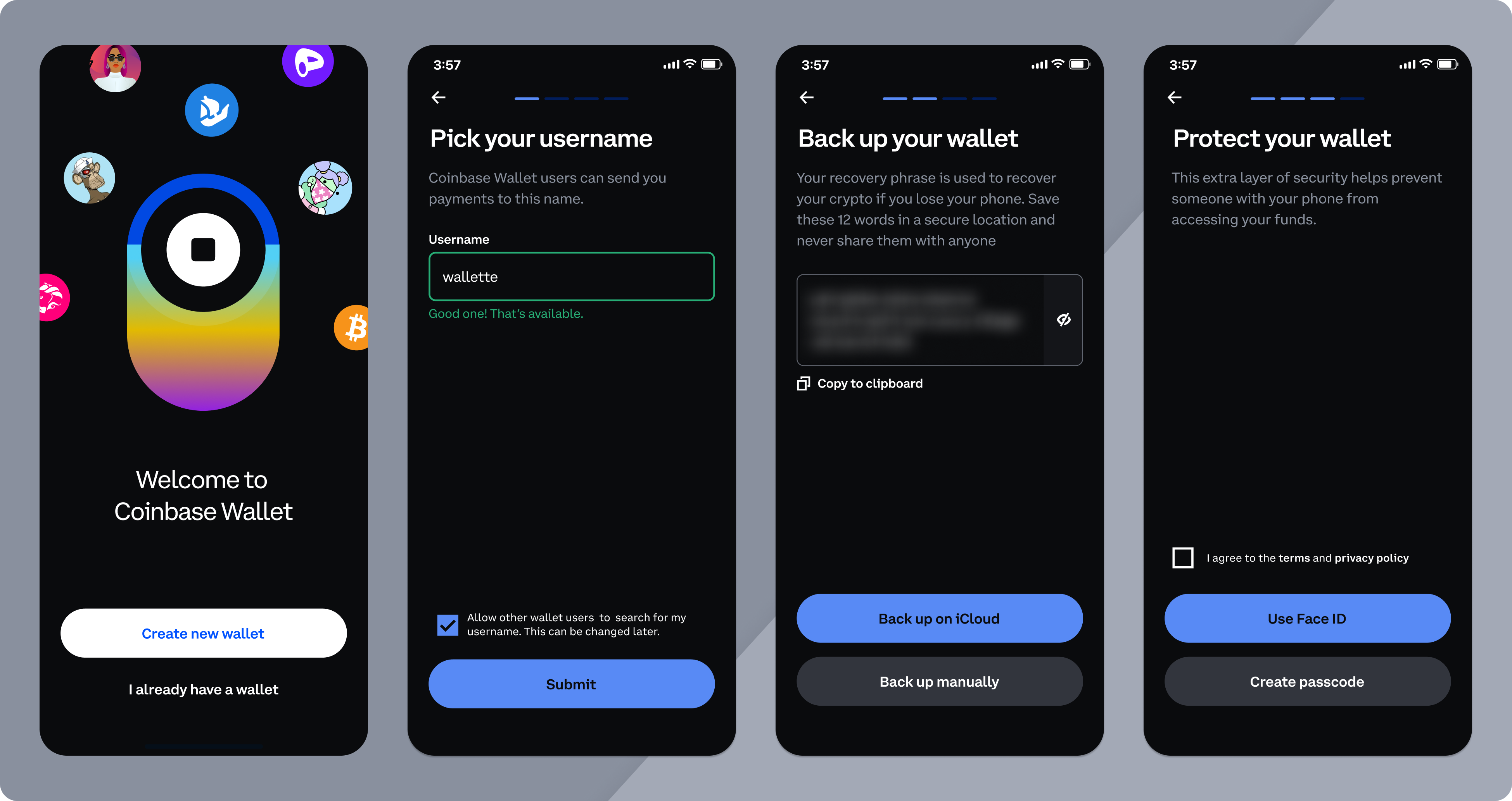 Create New Wallet - Mobile