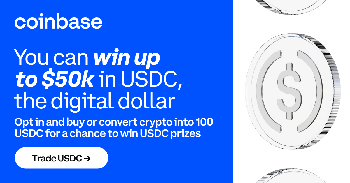 Coinbase USDC UK Trading Prize Draw