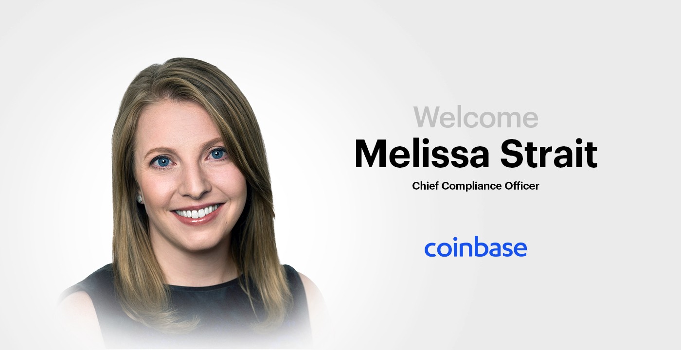 Melissa Strait joins Coinbase as Chief Compliance Officer
