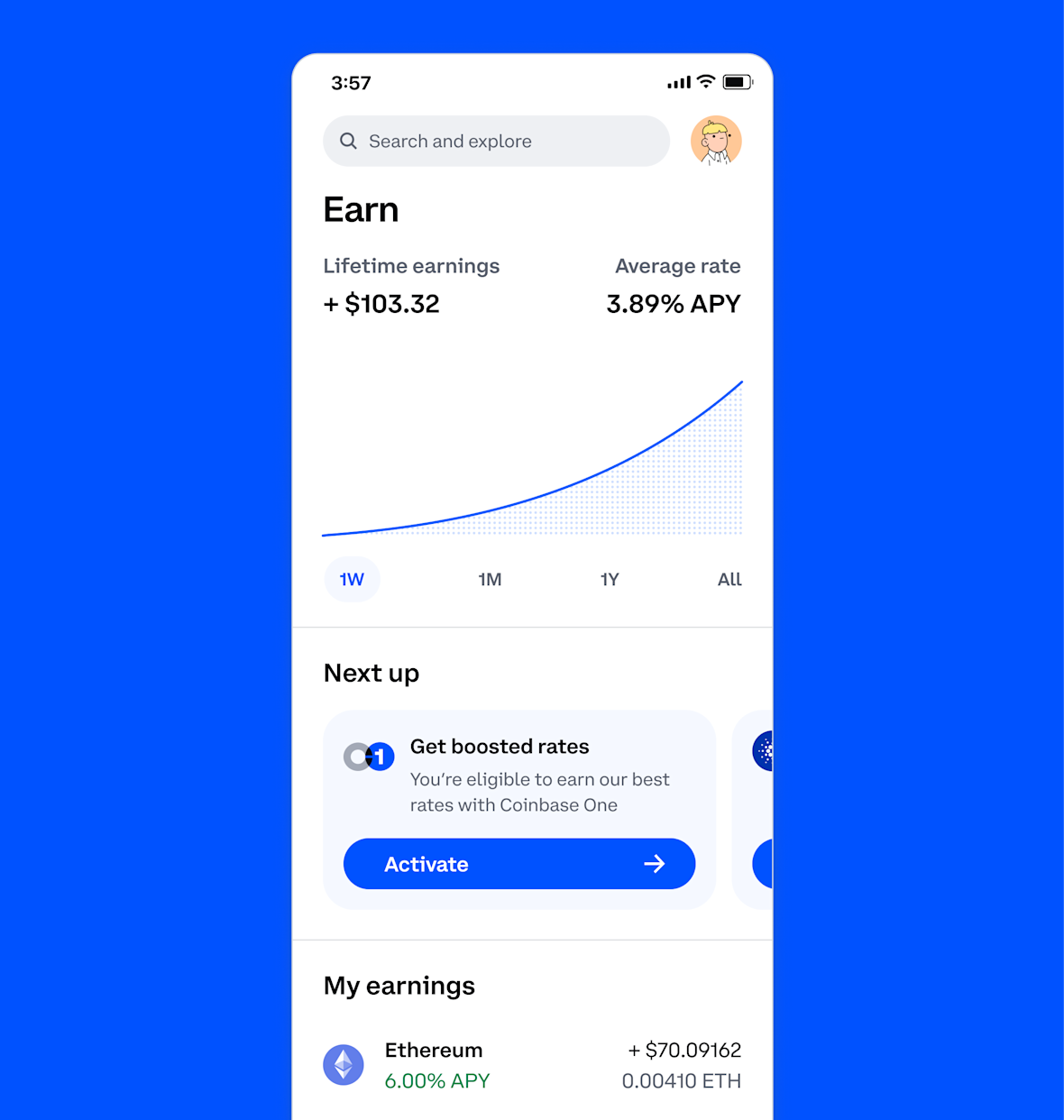 Buy/Sell cryptocurrency - Coinbase