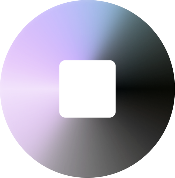 Coinbase Wallet logo in purple blue gradient