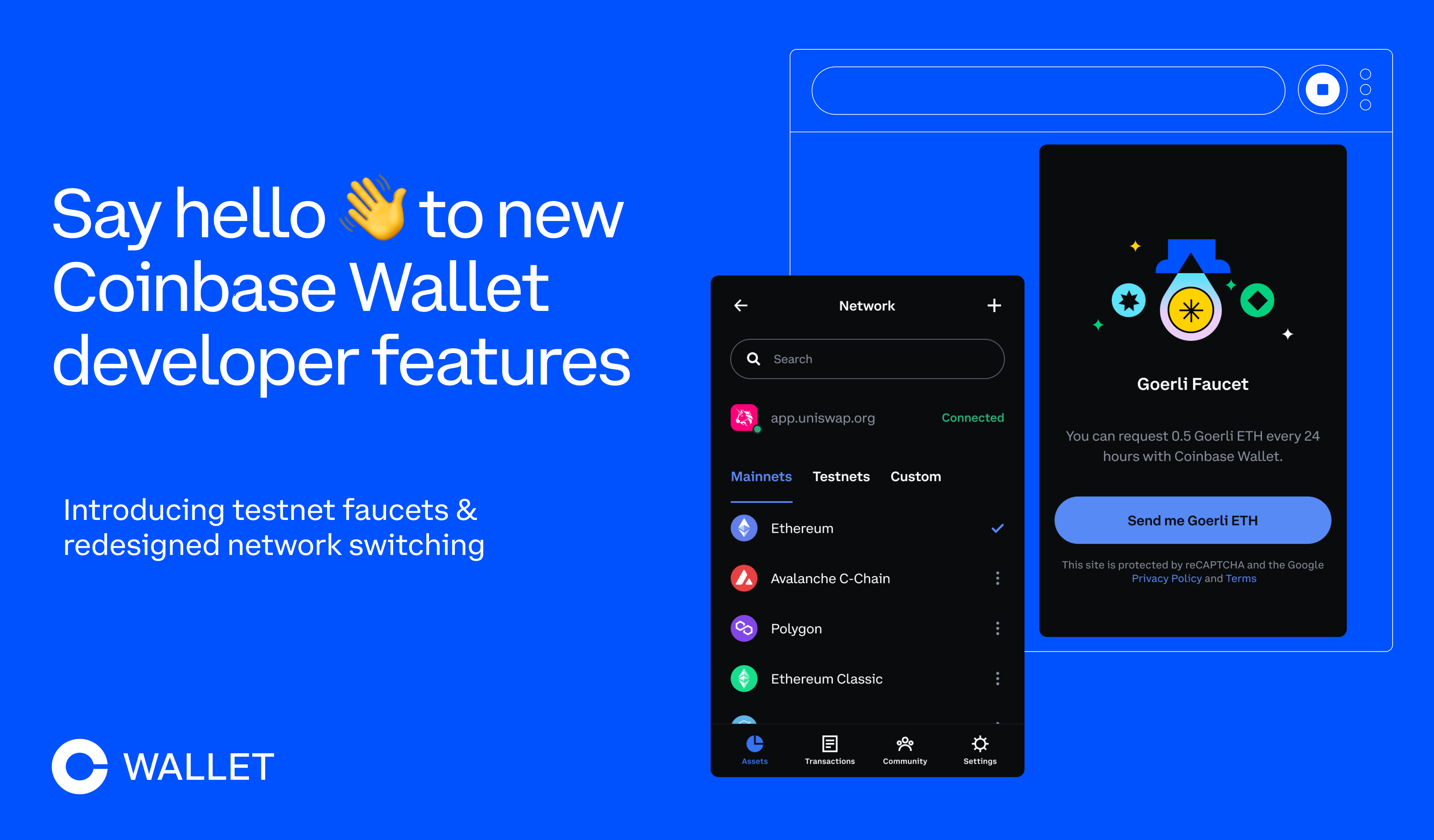 Testnet coinbase fast crypto wallet