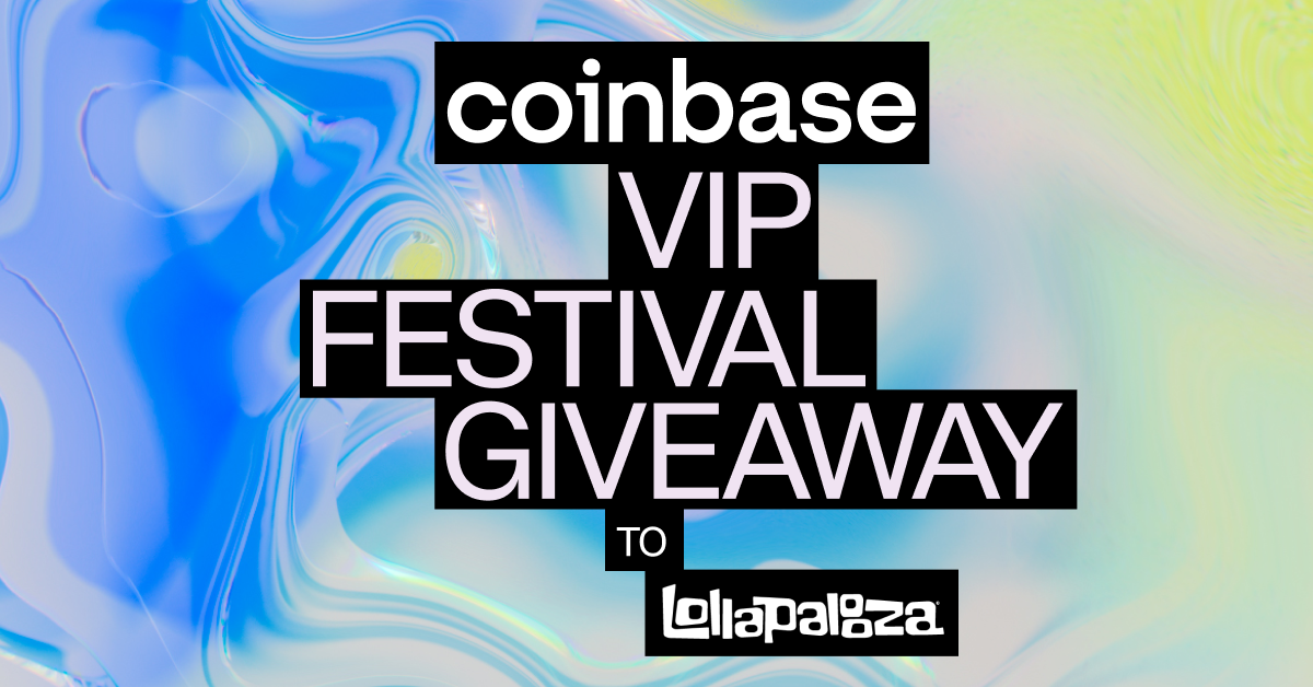 Coinbase VIP Festival Giveaway