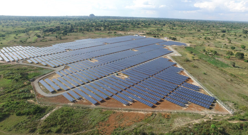 Solcellspark på 10 MW i Uganda. Foto: Access Power