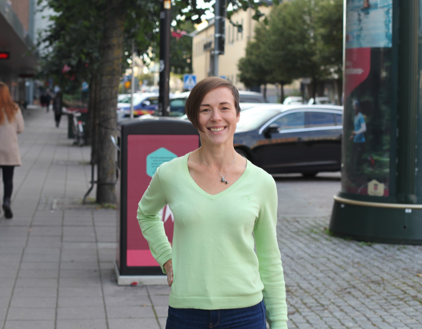 Maja Lundbäck, förändringsledare på Svenska kraftnät.