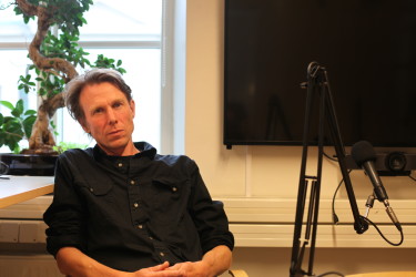 Professor Björn Sandén på sitt kontor på Chalmers.