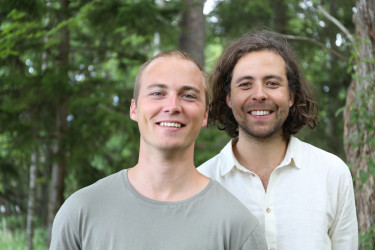 Solcellskollens grundare, Eric Ahlberg och Erik Wallnér