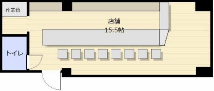高槻市駅 徒歩1分（高槻市城北町2）の店舗物件【軽飲食可】 - 画像2