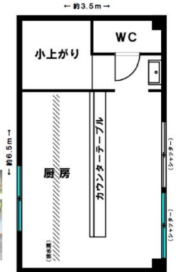 北綾瀬駅 徒歩14分（足立区大谷田3）の店舗物件【重飲食可】 - 画像2