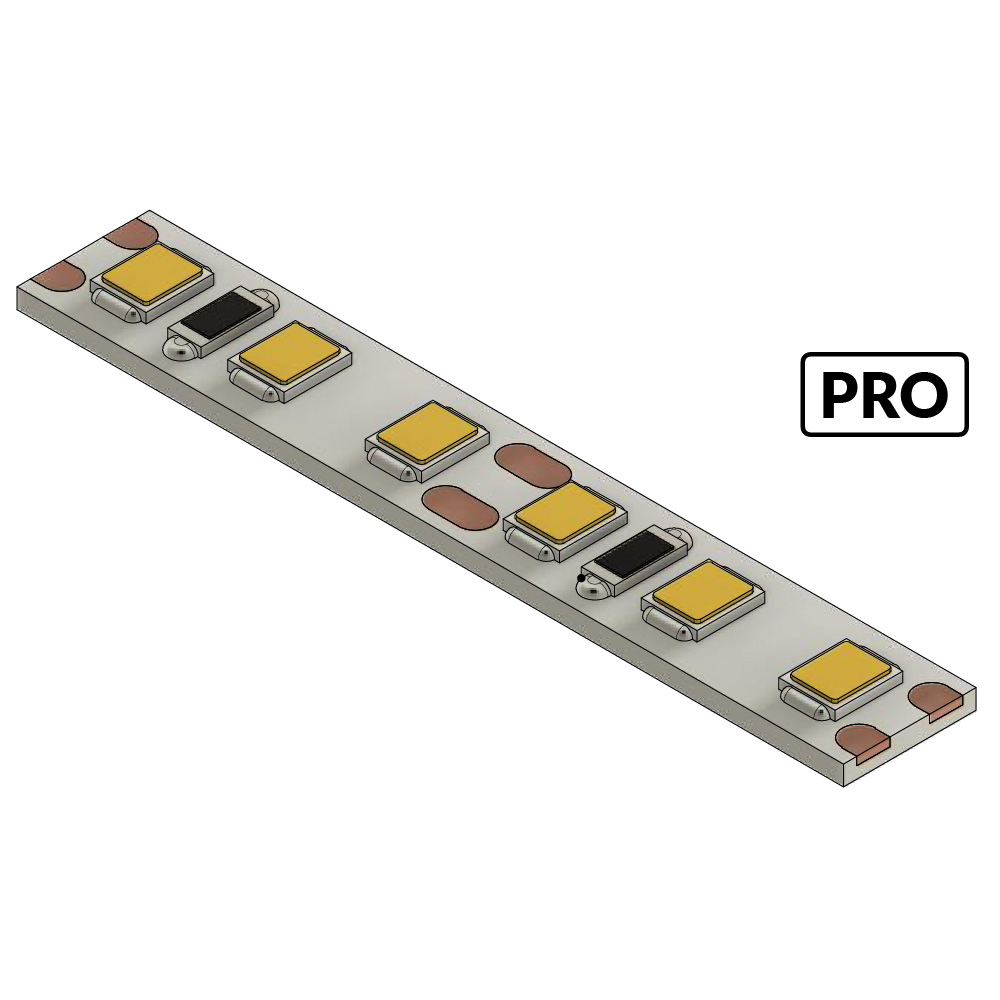 12V Syndeo Plug and Play Spotless LED COB Short Cut LED Strip Light Kit,  2.5 Metres