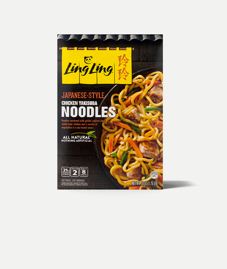 Chicken Yakisoba Noodles Packaging