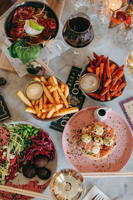 Gerechten bij Paco Ciao in Leiden, hier kun je echt vegan uit eten