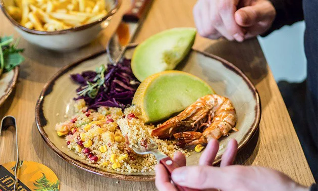 Maaltijd bij Rodizo in Den Haag Scheveningen, waar je heerlijke grill gerechten kunt eten.