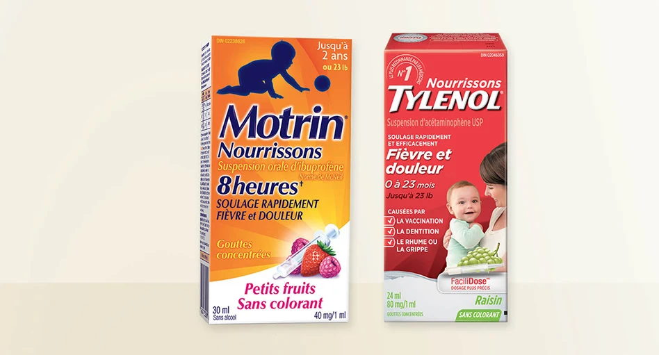 MOTRIN® Nourrissons Douleur et fièvre, 8 heures, 30 ml