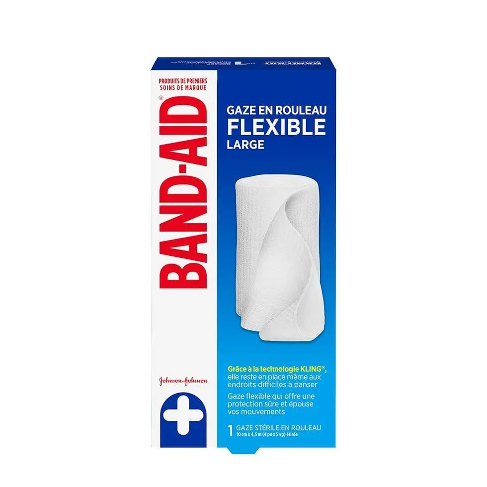 grande gaze en rouleau flexible band-aid