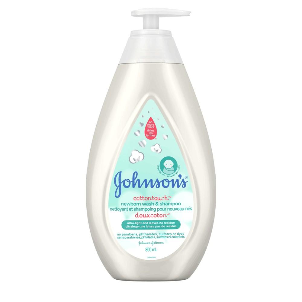 Nettoyant et shampoing pour nouveau-nés JOHNSON'S® DOUXCOTON®