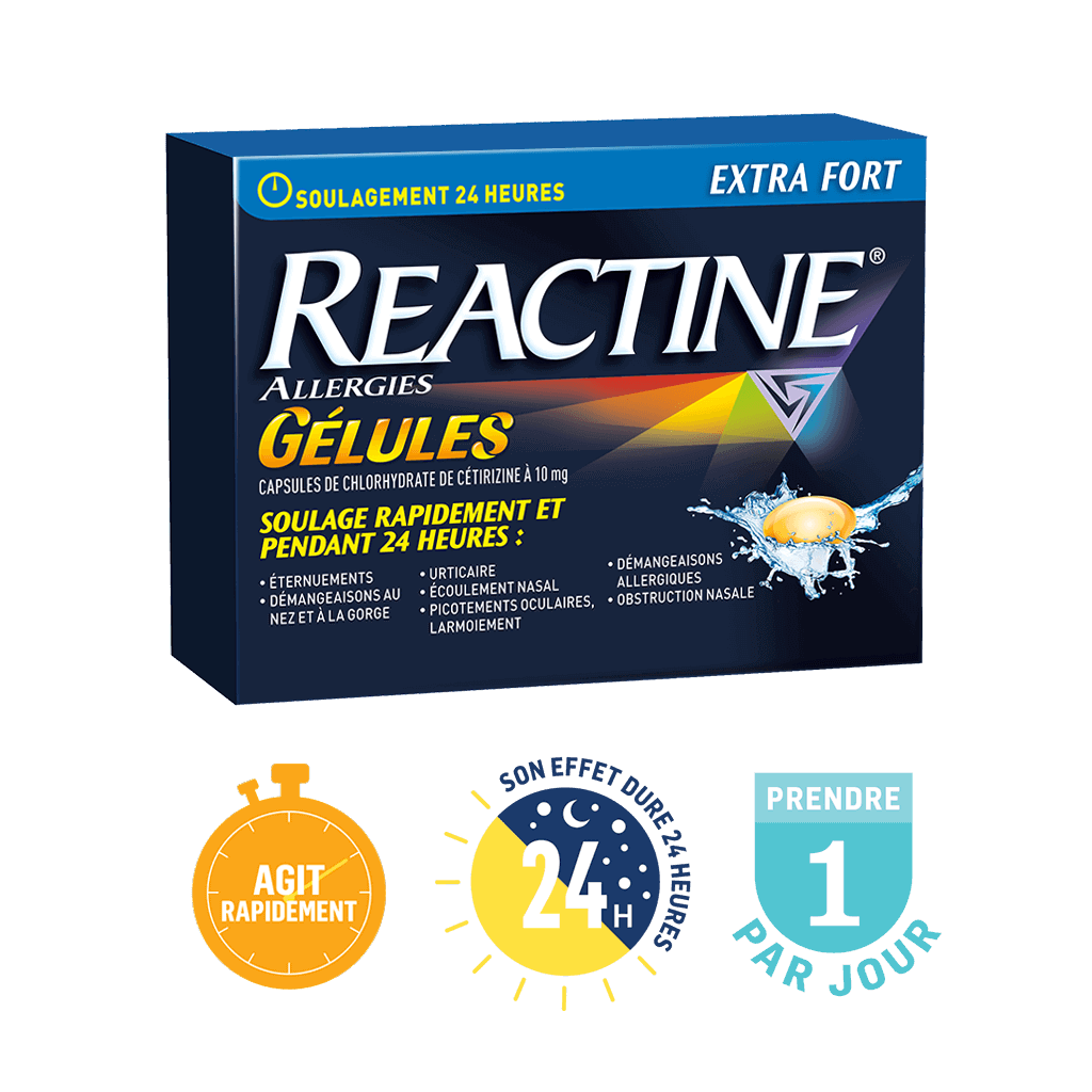 Gélules REACTINE®