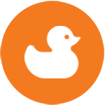 Toy duck icon